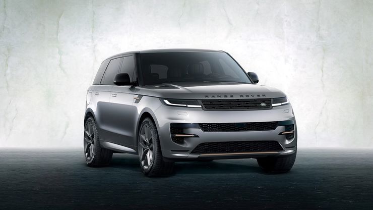 Range Rover Sport Dynamic в цвете Gloss Eiger Grey.