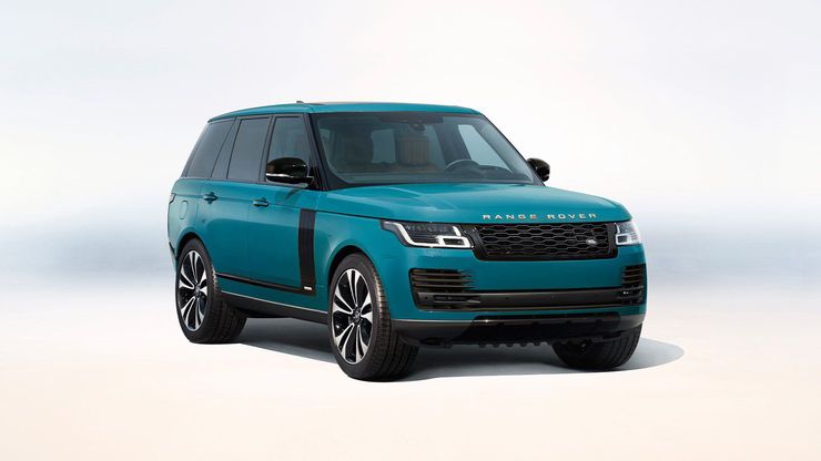 Range Rover Fifty в легендарном цвете Tuscan Blue.